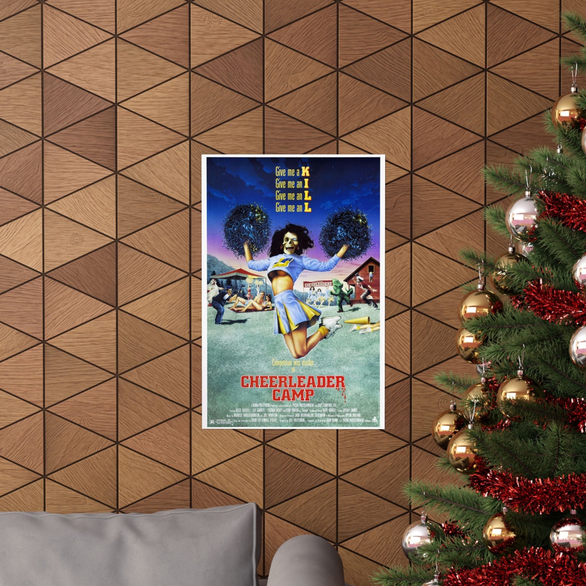 CHEERLEADER CAMP 1988 - Paper Movie Poster-The Sticker Space