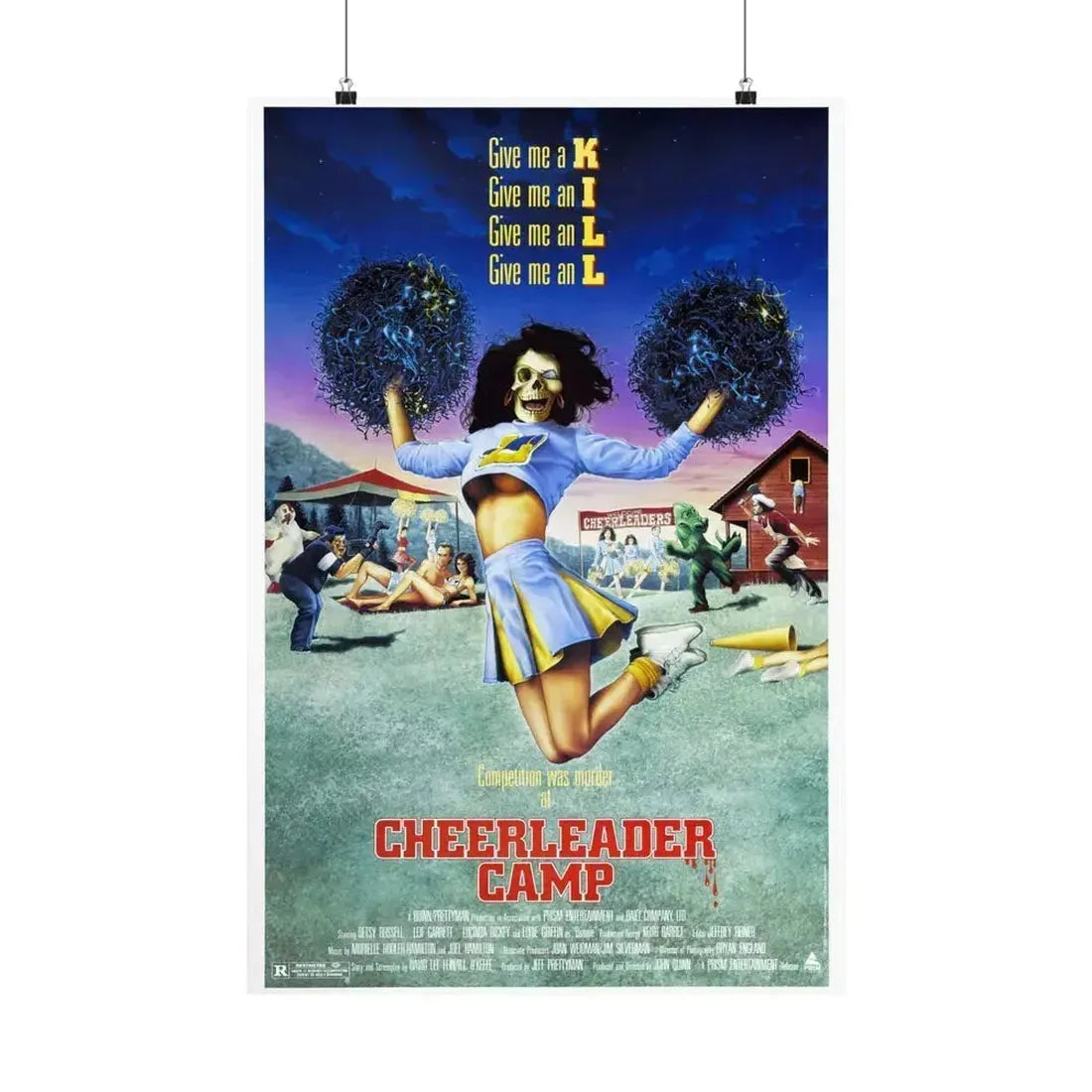 CHEERLEADER CAMP 1988 - Paper Movie Poster 20″ x 30″ Matte - The Sticker Space