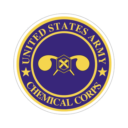 Chemical Corps (U.S. Army) STICKER Vinyl Die-Cut Decal-5 Inch-The Sticker Space