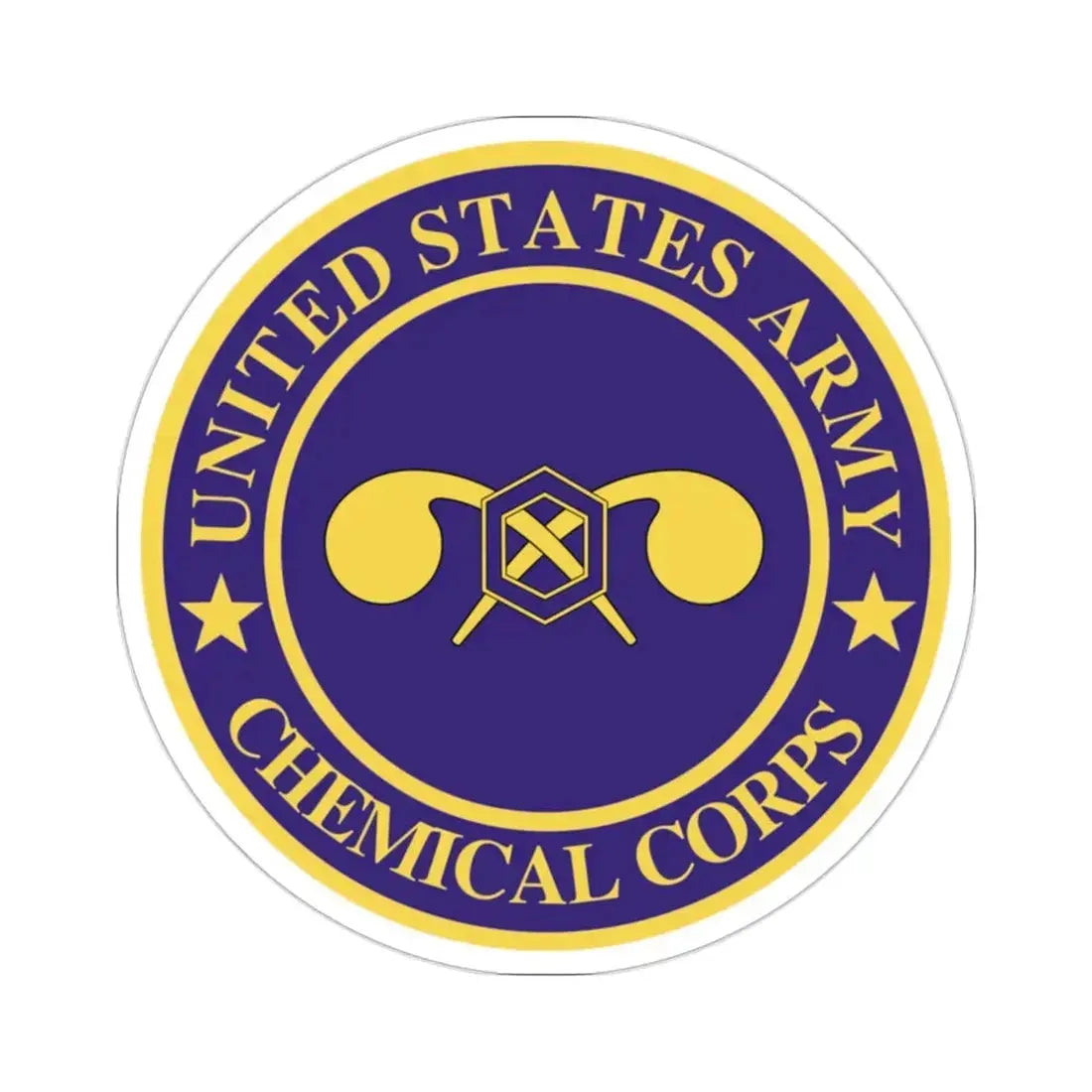 Chemical Corps (U.S. Army) STICKER Vinyl Die-Cut Decal 2 Inch - The Sticker Space
