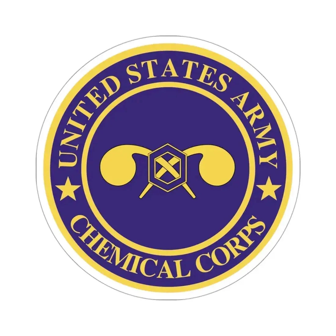 Chemical Corps (U.S. Army) STICKER Vinyl Die-Cut Decal 3 Inch - The Sticker Space