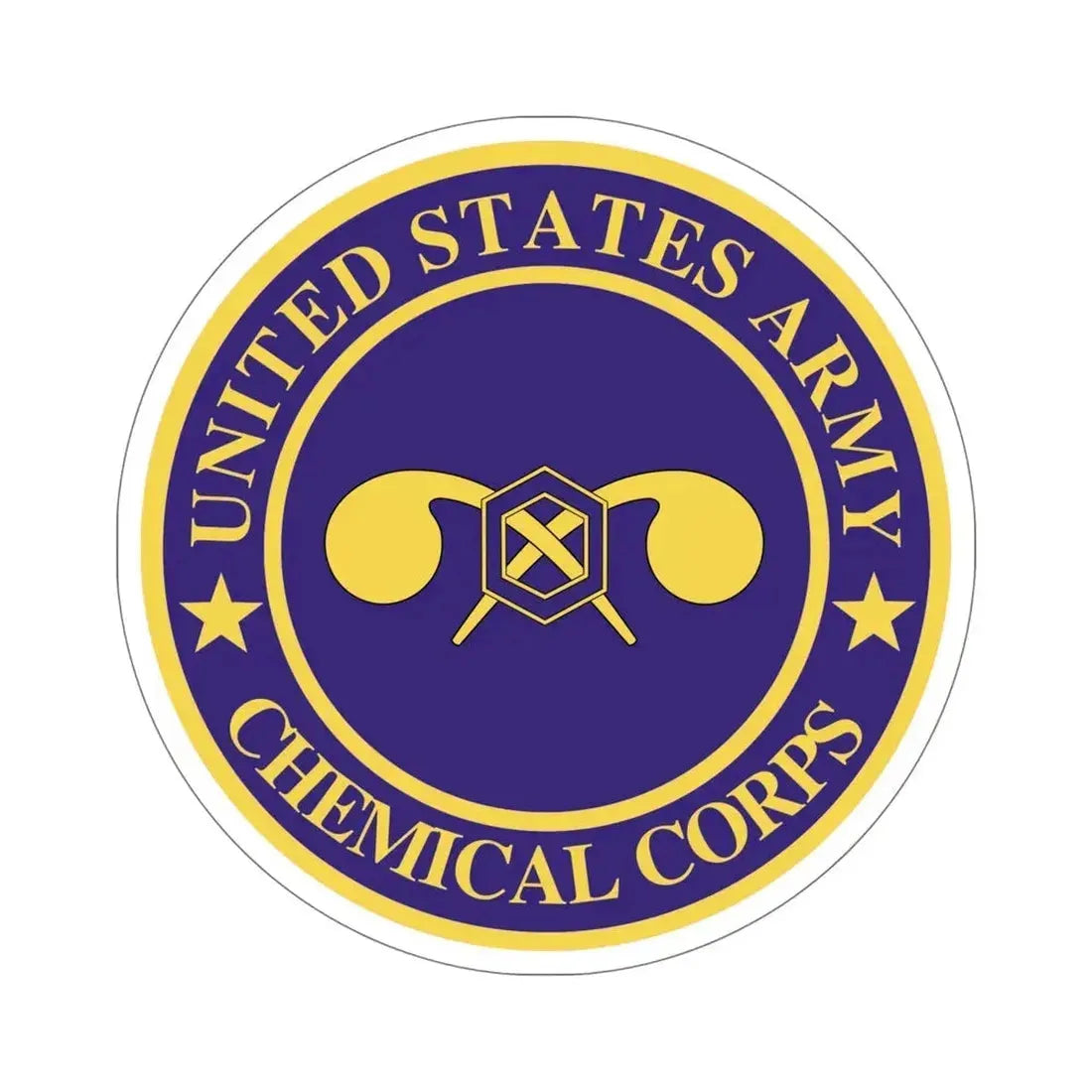 Chemical Corps (U.S. Army) STICKER Vinyl Die-Cut Decal 6 Inch - The Sticker Space