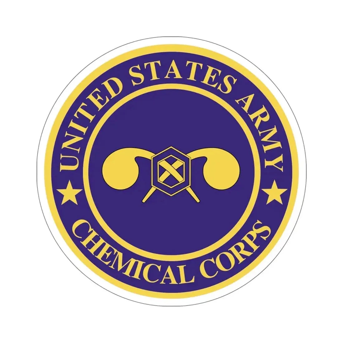Chemical Corps (U.S. Army) STICKER Vinyl Die-Cut Decal 6 Inch - The Sticker Space