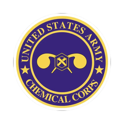 Chemical Corps (U.S. Army) STICKER Vinyl Kiss-Cut Decal 2 Inch White - The Sticker Space
