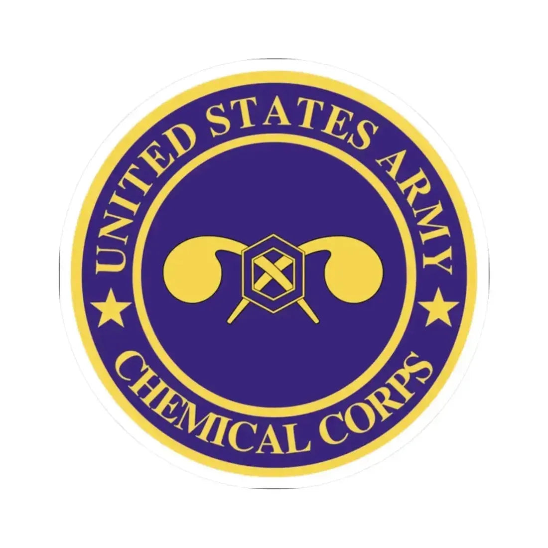 Chemical Corps (U.S. Army) STICKER Vinyl Kiss-Cut Decal - The Sticker Space