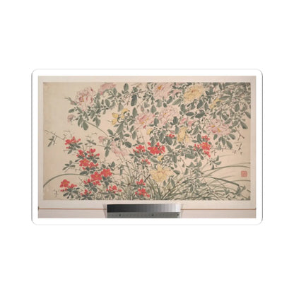 Chen Chun - Garden Flowers - dated 1540 v15 - STICKER Vinyl Kiss-Cut Decal