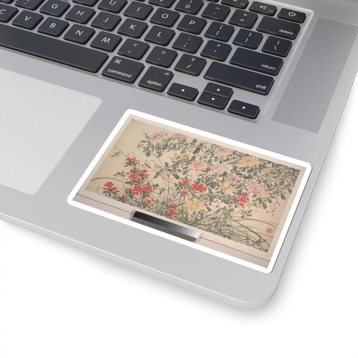 Chen Chun - Garden Flowers - dated 1540 v15 - STICKER Vinyl Kiss-Cut Decal