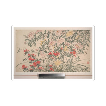Chen Chun - Garden Flowers - dated 1540 v15 - STICKER Vinyl Kiss-Cut Decal