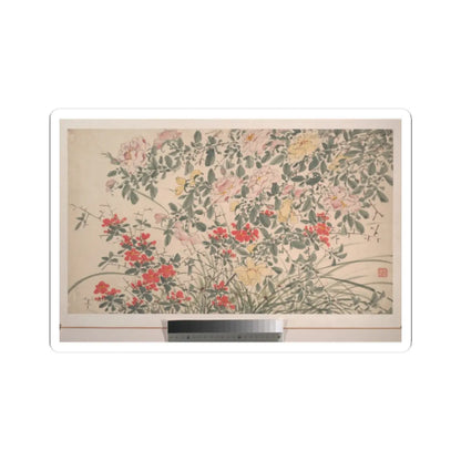 Chen Chun - Garden Flowers - dated 1540 v15 - STICKER Vinyl Kiss-Cut Decal