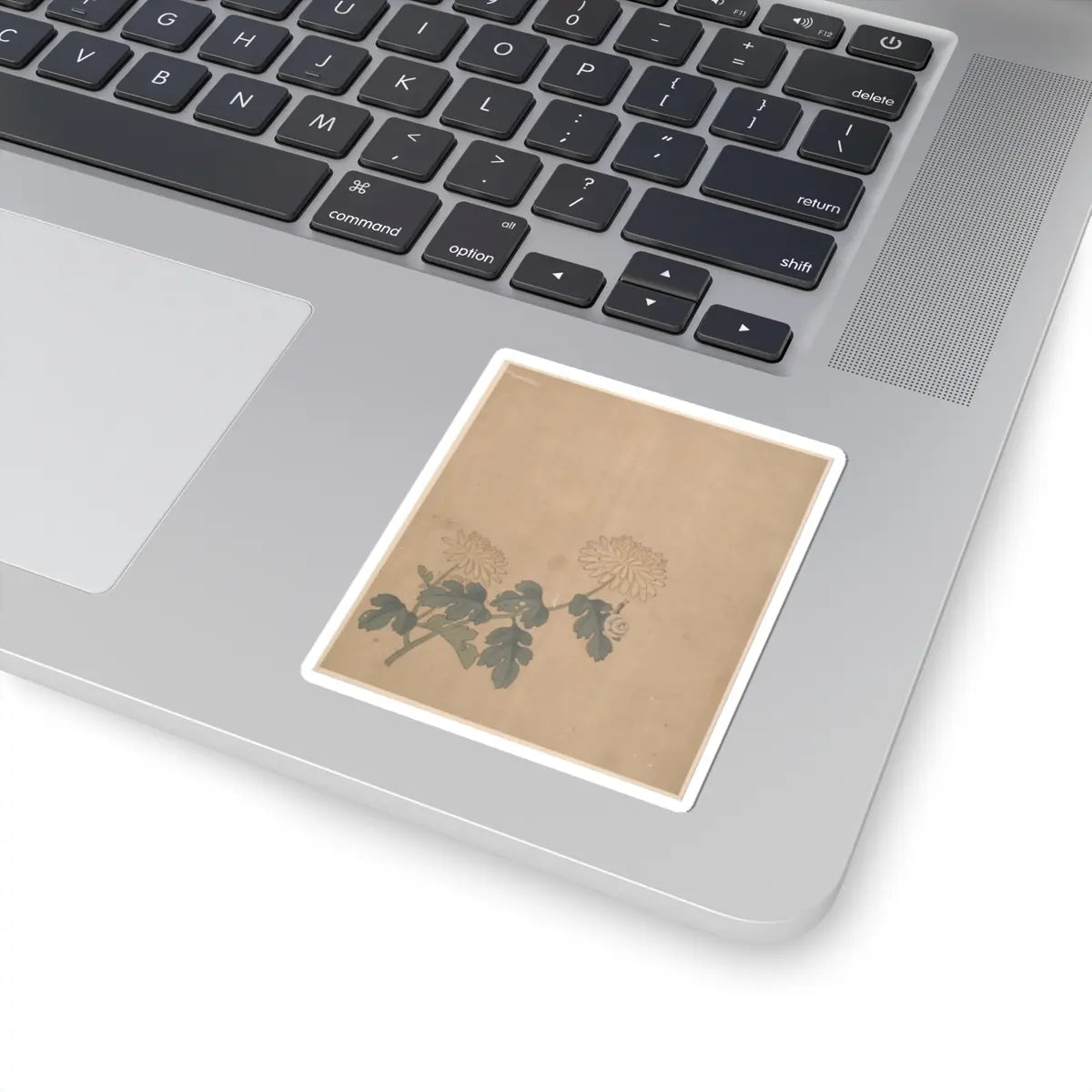 Chen Hongshou - Figures, flowers, and landscapes - one leaf dated 1627 v10 - STICKER Vinyl Kiss-Cut Decal
