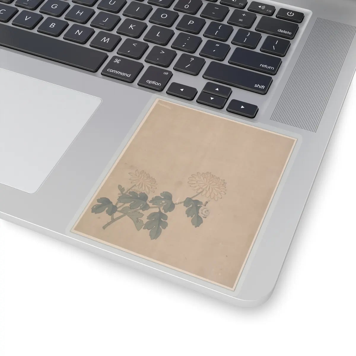 Chen Hongshou - Figures, flowers, and landscapes - one leaf dated 1627 v10 - STICKER Vinyl Kiss-Cut Decal
