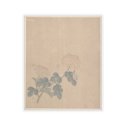 Chen Hongshou - Figures, flowers, and landscapes - one leaf dated 1627 v10 - STICKER Vinyl Kiss-Cut Decal