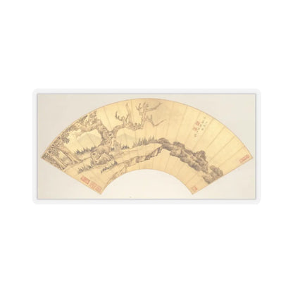 Chen Hongshou - Landscapes and Flowers - first half of the 17th century v10 - STICKER Vinyl Kiss-Cut Decal