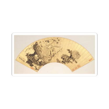 Chen Hongshou - Landscapes and Flowers - first half of the 17th century v11 - STICKER Vinyl Kiss-Cut Decal