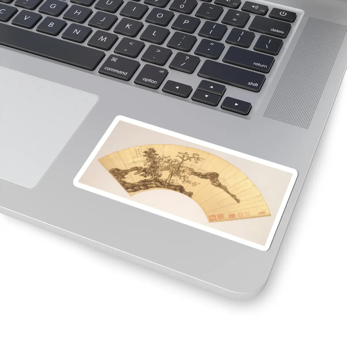 Chen Hongshou - Landscapes and Flowers - first half of the 17th century v5 - STICKER Vinyl Kiss-Cut Decal