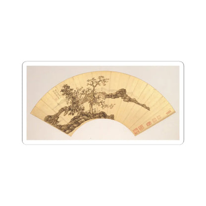 Chen Hongshou - Landscapes and Flowers - first half of the 17th century v5 - STICKER Vinyl Kiss-Cut Decal