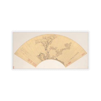 Chen Hongshou - Landscapes and Flowers - first half of the 17th century v7 - STICKER Vinyl Kiss-Cut Decal