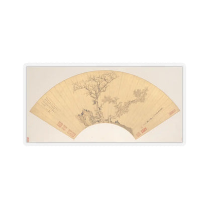 Chen Hongshou - Landscapes and Flowers - first half of the 17th century v7 - STICKER Vinyl Kiss-Cut Decal