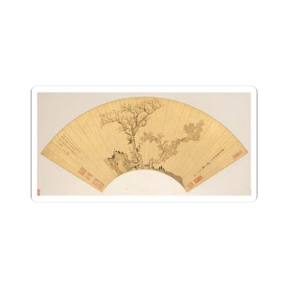 Chen Hongshou - Landscapes and Flowers - first half of the 17th century v7 - STICKER Vinyl Kiss-Cut Decal