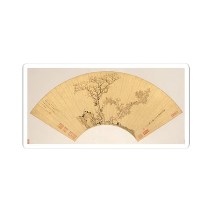 Chen Hongshou - Landscapes and Flowers - first half of the 17th century v7 - STICKER Vinyl Kiss-Cut Decal