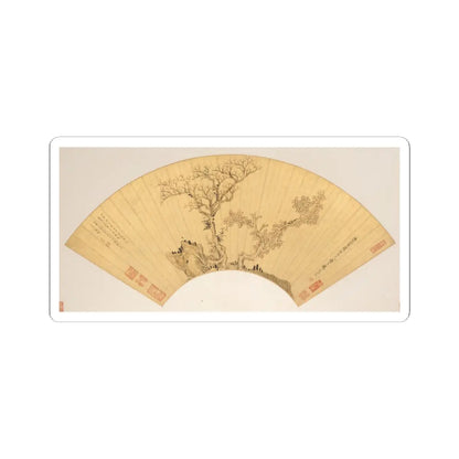 Chen Hongshou - Landscapes and Flowers - first half of the 17th century v7 - STICKER Vinyl Kiss-Cut Decal
