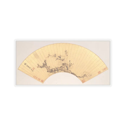 Chen Hongshou - Landscapes and Flowers - first half of the 17th century v8 - STICKER Vinyl Kiss-Cut Decal