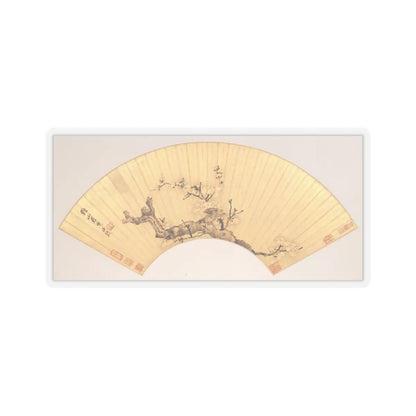 Chen Hongshou - Landscapes and Flowers - first half of the 17th century v8 - STICKER Vinyl Kiss-Cut Decal