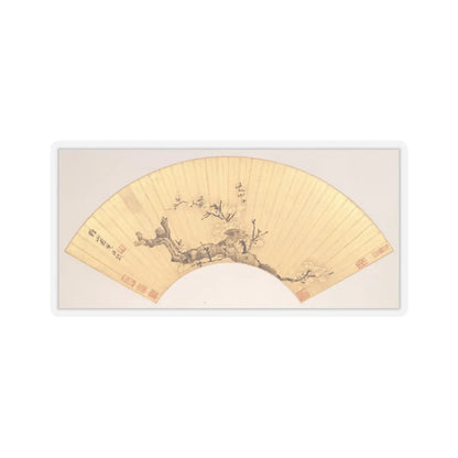 Chen Hongshou - Landscapes and Flowers - first half of the 17th century v8 - STICKER Vinyl Kiss-Cut Decal