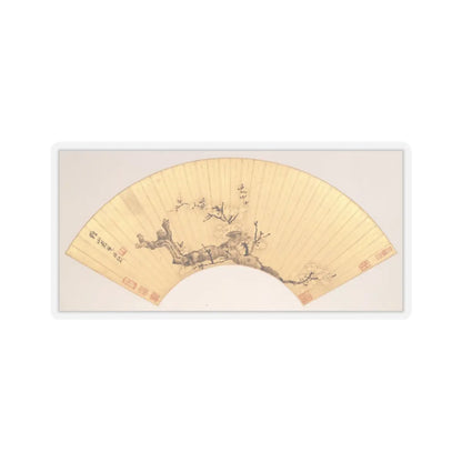 Chen Hongshou - Landscapes and Flowers - first half of the 17th century v8 - STICKER Vinyl Kiss-Cut Decal