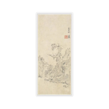 Chen Hongshou - Landscapes, Figures, and Flowers - dated 1618–22 v12 - STICKER Vinyl Kiss-Cut Decal