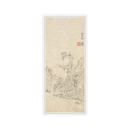 Chen Hongshou - Landscapes, Figures, and Flowers - dated 1618–22 v12 - STICKER Vinyl Kiss-Cut Decal