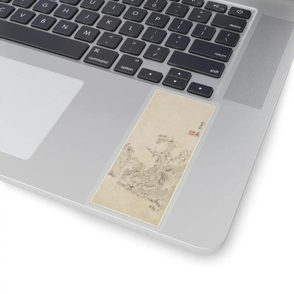 Chen Hongshou - Landscapes, Figures, and Flowers - dated 1618–22 v12 - STICKER Vinyl Kiss-Cut Decal