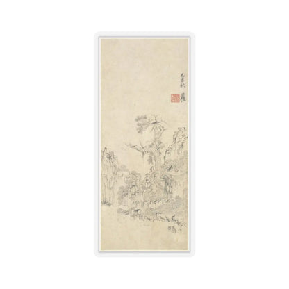 Chen Hongshou - Landscapes, Figures, and Flowers - dated 1618–22 v12 - STICKER Vinyl Kiss-Cut Decal