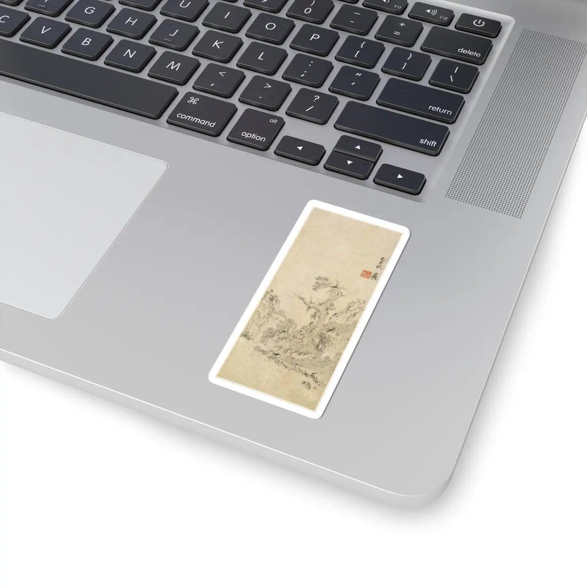 Chen Hongshou - Landscapes, Figures, and Flowers - dated 1618–22 v12 - STICKER Vinyl Kiss-Cut Decal