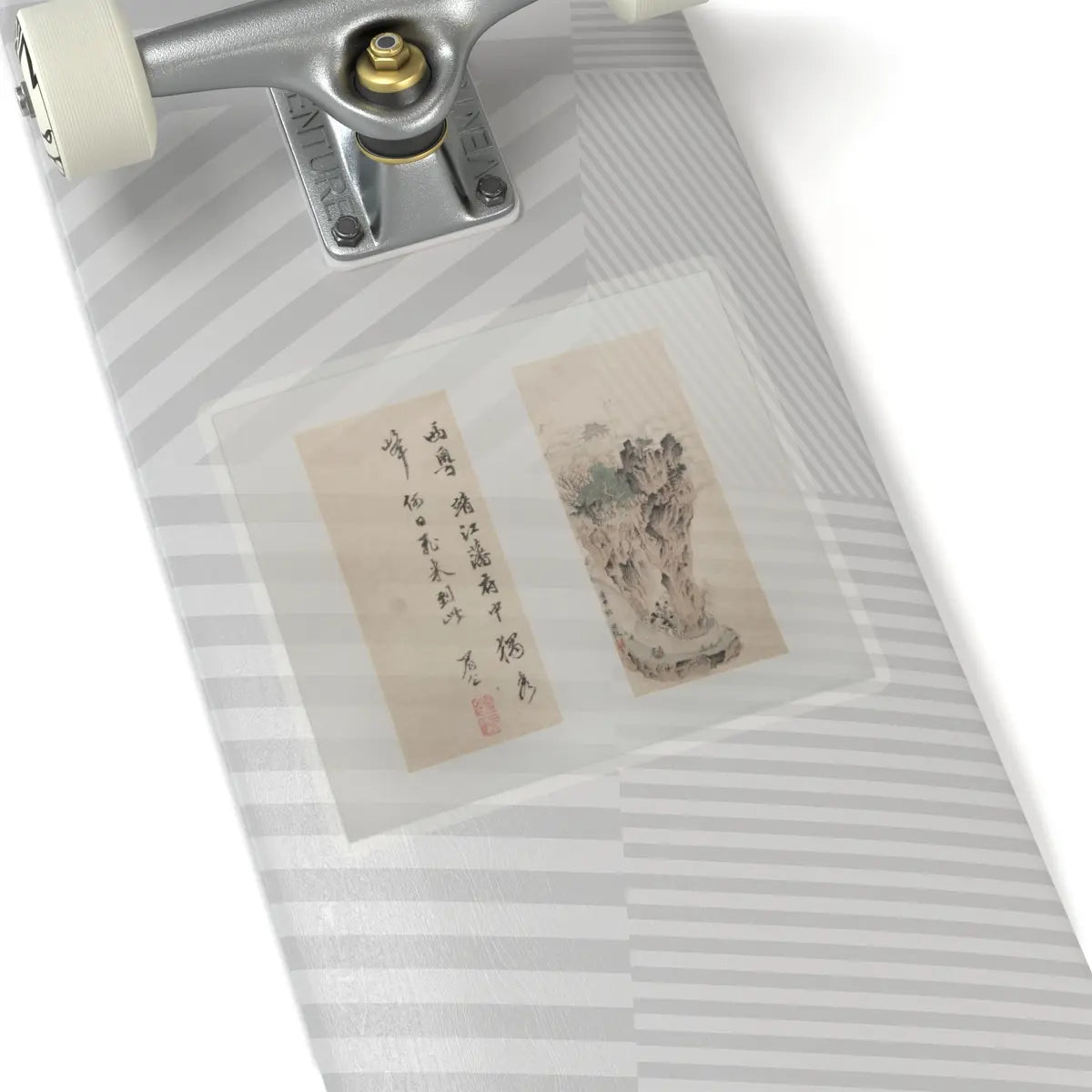 Chen Hongshou - Landscapes, Figures, and Flowers - dated 1618–22 v13 - STICKER Vinyl Kiss-Cut Decal