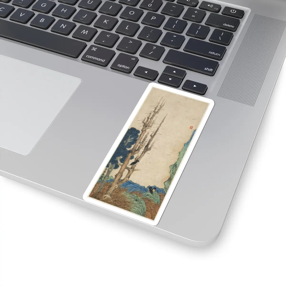Chen Hongshou - Landscapes, Figures, and Flowers - dated 1618–22 v16 - STICKER Vinyl Kiss-Cut Decal