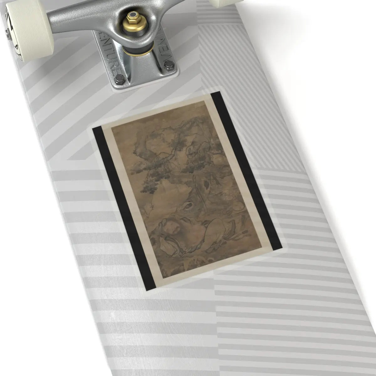 Chen Zihe - Drunken recluse beneath an old tree - early 16th century v1 - STICKER Vinyl Kiss-Cut Decal