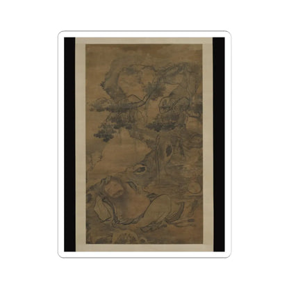 Chen Zihe - Drunken recluse beneath an old tree - early 16th century v1 - STICKER Vinyl Kiss-Cut Decal