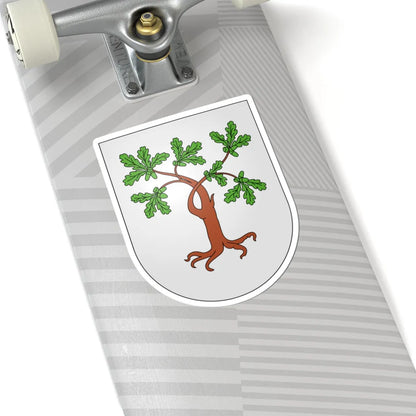 CheneBougeries-coat of arms (Switzerland) (Coat of Arms) STICKER Vinyl Kiss-Cut Decal - The Sticker Space