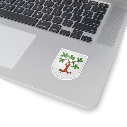 CheneBougeries-coat of arms (Switzerland) (Coat of Arms) STICKER Vinyl Kiss-Cut Decal - The Sticker Space