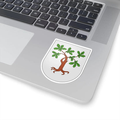 CheneBougeries-coat of arms (Switzerland) (Coat of Arms) STICKER Vinyl Kiss-Cut Decal - The Sticker Space