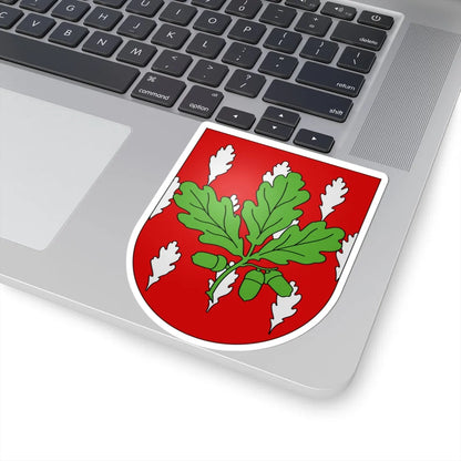CheneBourg-coat of arms (Switzerland) (Coat of Arms) STICKER Vinyl Kiss-Cut Decal - The Sticker Space