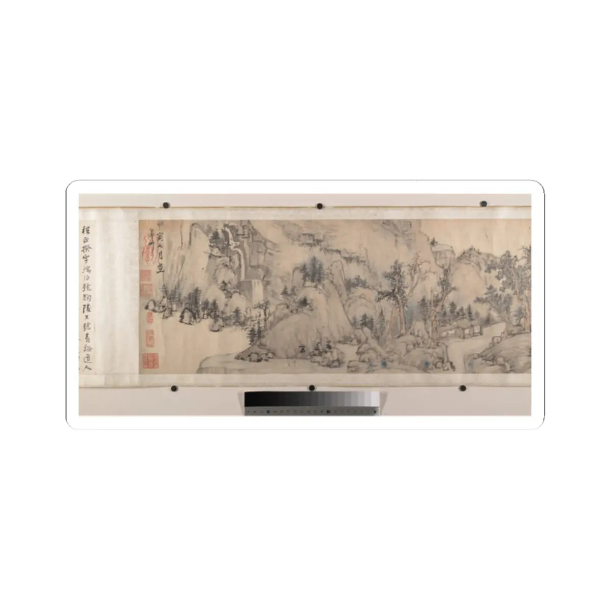 Cheng Zhengkui - Dream Landscape - dated 1674 v9 - STICKER Vinyl Kiss-Cut Decal