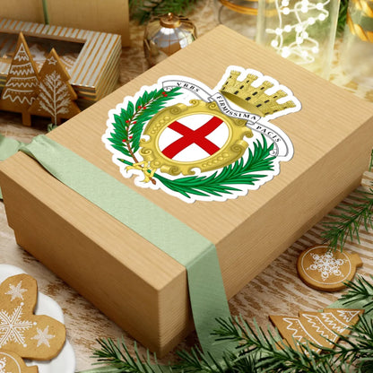 Cherasco-Stemma (Italy) (Coat of Arms) STICKER Vinyl Kiss-Cut Decal - The Sticker Space