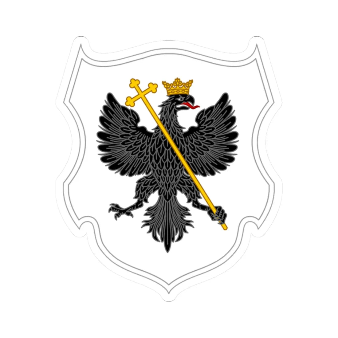 Chernihiv polk (Ukraine) (Coat of Arms) STICKER Vinyl Kiss-Cut Decal 2 Inch White - The Sticker Space