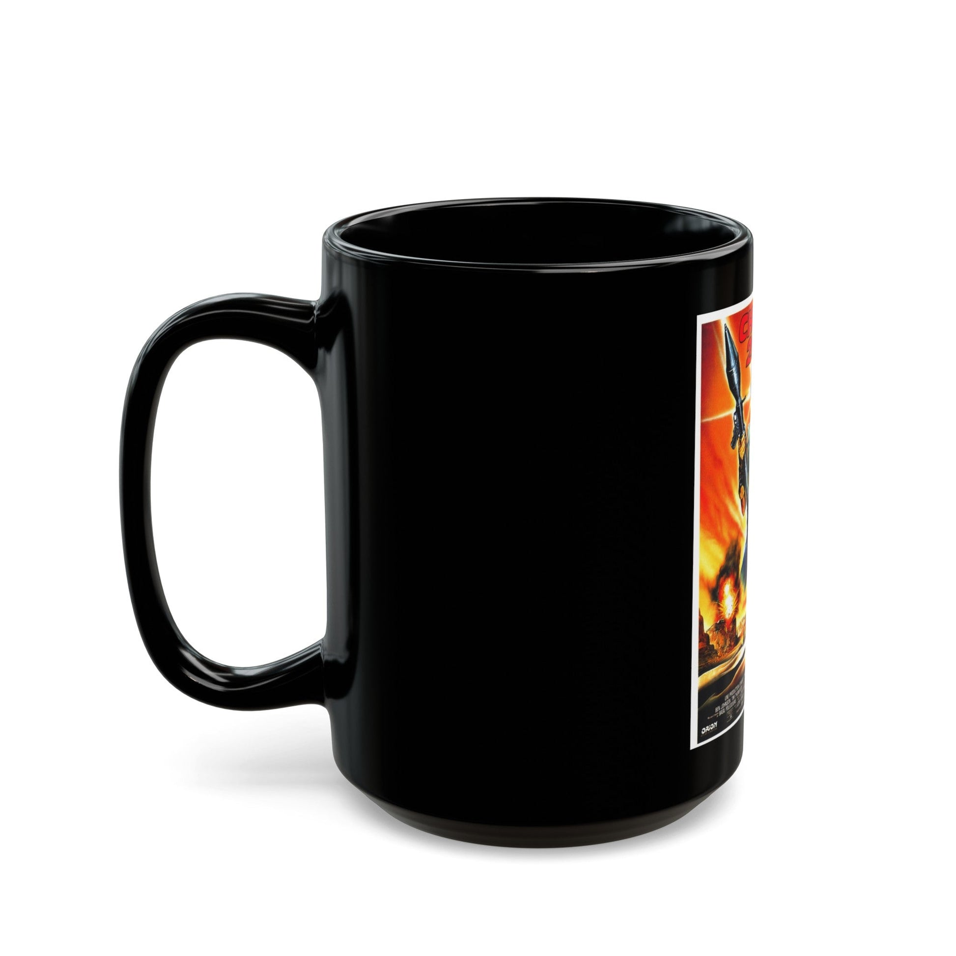 CHERRY 2000 1987 Movie Poster - Black Coffee Mug-The Sticker Space