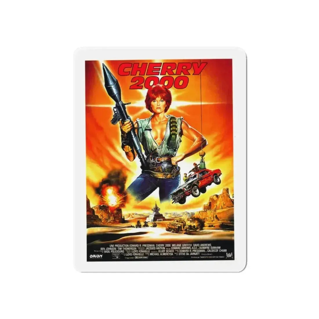 CHERRY 2000 1987 Movie Poster - Refrigerator Magnet - The Sticker Space