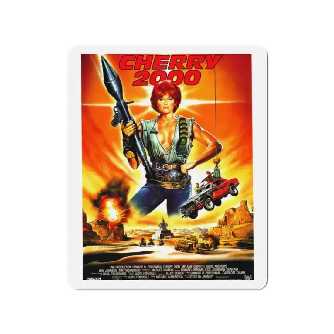 CHERRY 2000 1987 Movie Poster - Refrigerator Magnet - The Sticker Space