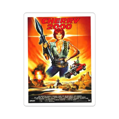 CHERRY 2000 1987 Movie Poster - STICKER Vinyl Kiss-Cut Decal 3 Inch White - The Sticker Space