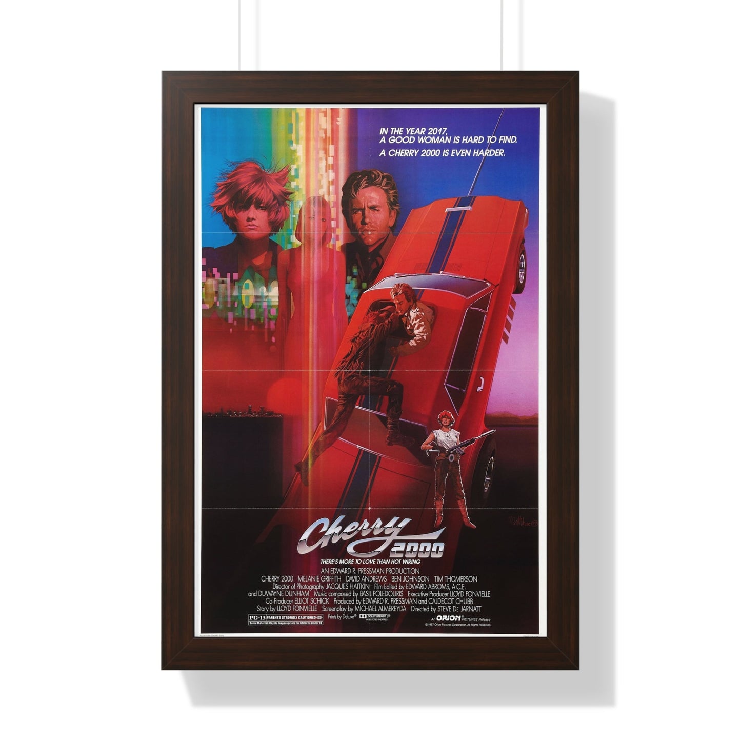 CHERRY 2000 (2) 1987 - Framed Movie Poster-16″ x 24″-The Sticker Space